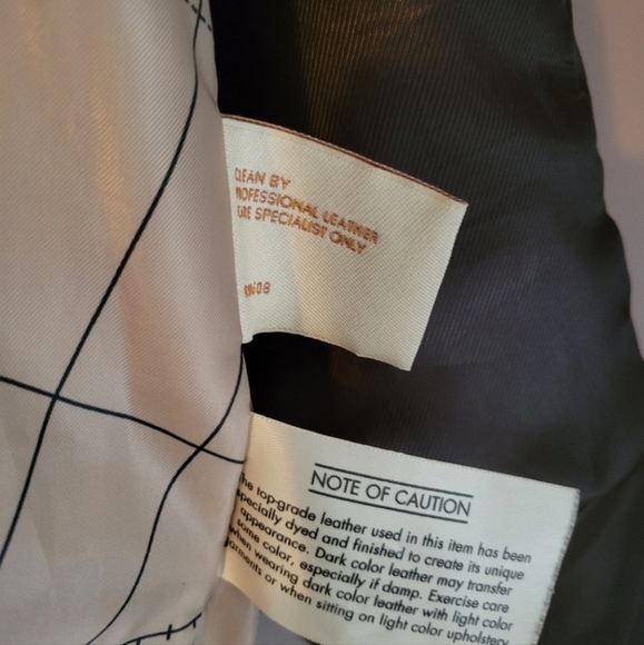 VTG Leather Jacket Jos. A Banks - Picture 5 of 5